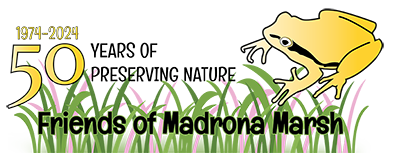 Friends of Madrona Marsh 50th anniversay logo