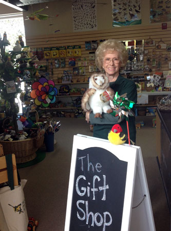 volunteer at the Nature Center gift shop