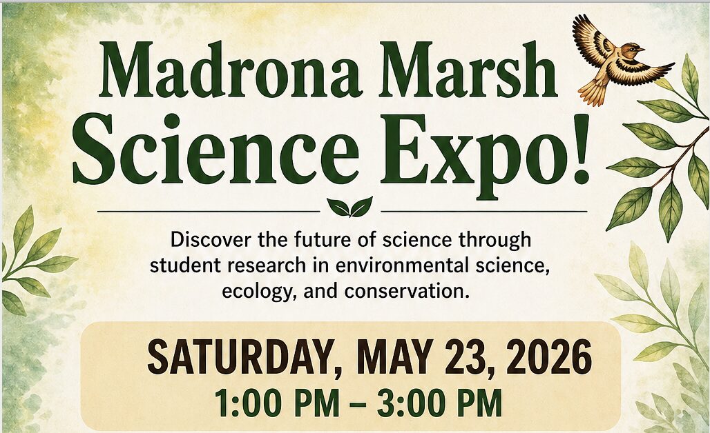Science Expo flyer header giving date and time