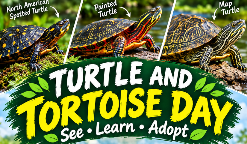 Header for Turtle & Tortoise Day flyer